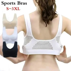 1 pcs women's breathable sports vest bra sweat absorbent shockproof pad sports top track and field gym running fitness