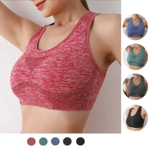 soutien gorge push up respirant pour femmes, sous vêtements de sport, course À pied, yoga, fitness