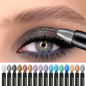 16 colors pearlescent eyeliner, color glitter waterproof long lasting eye makeup non smudge eyeliner